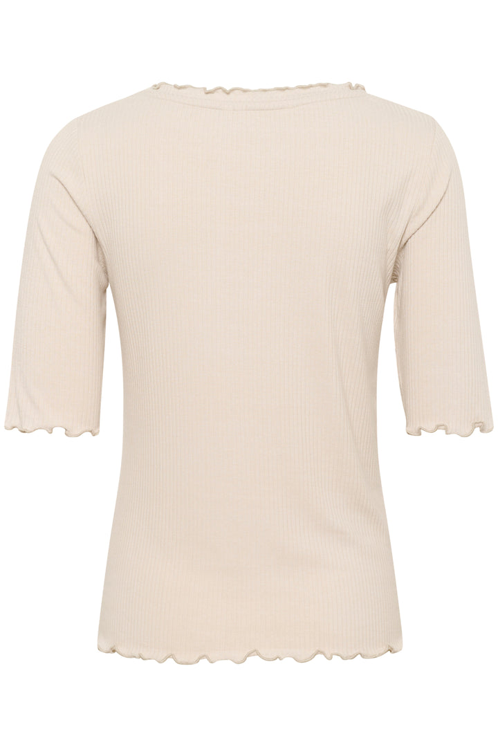 Chandail à bords ondoyants façon volutes Ribba