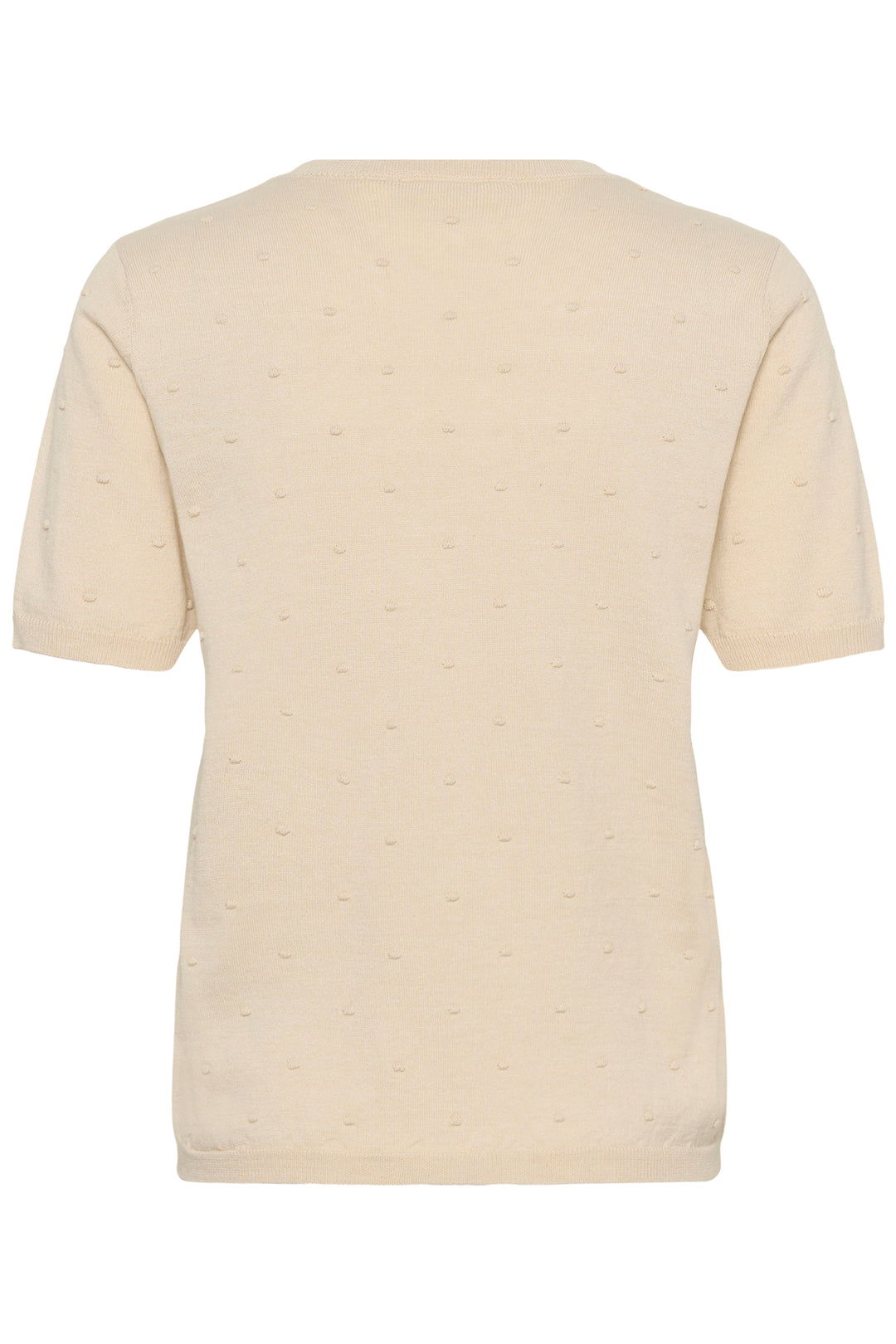 Pull en coton coupe droite Hanne - Détails brodés texturés