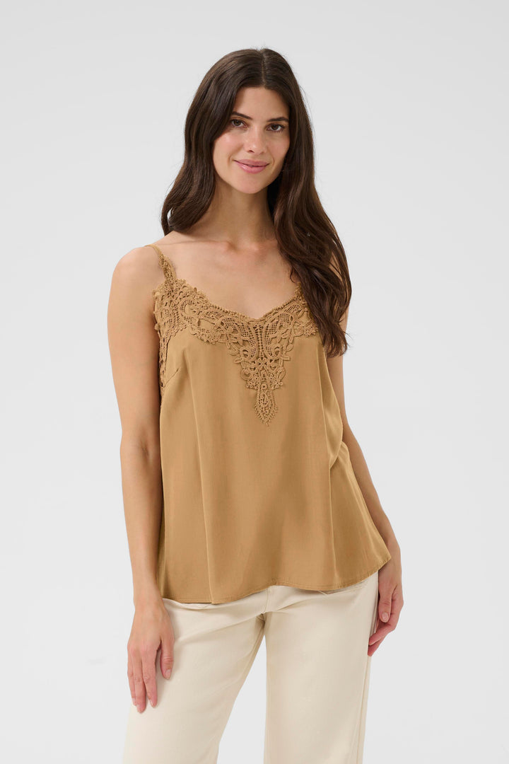 Camisole avec décolleté en dentelle Anna