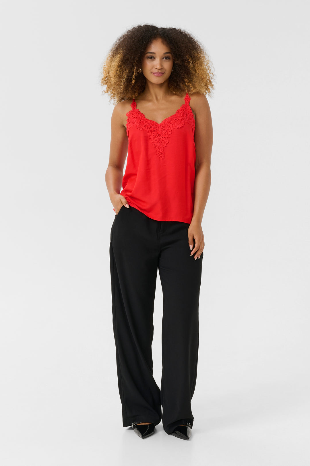 Camisole avec décolleté en dentelle Anna