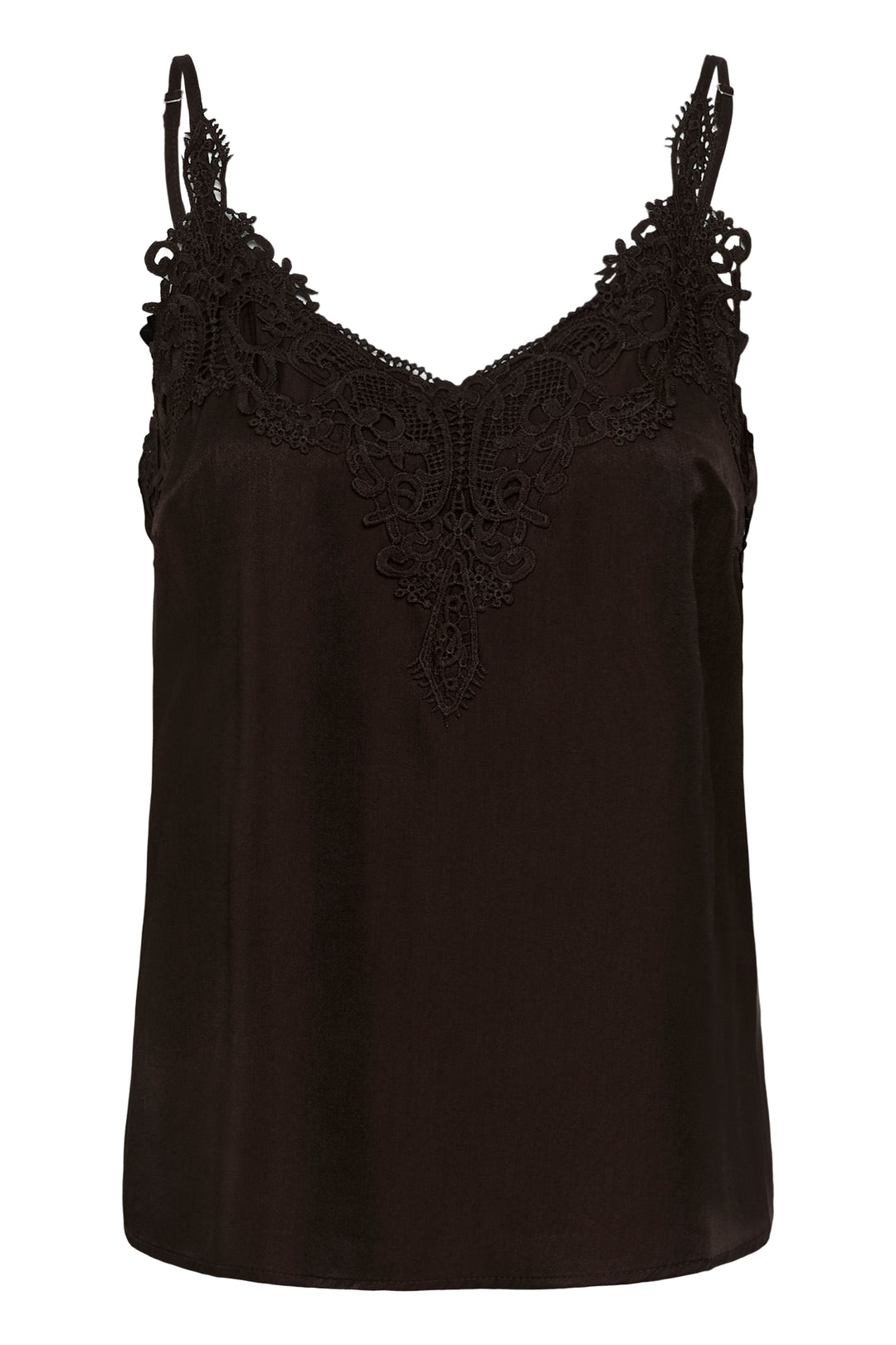 Camisole à décolleté en dentelle Anna - Tissu doux et coupe droite