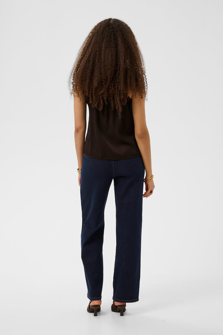 Camisole à décolleté en dentelle Anna - Tissu doux et coupe droite