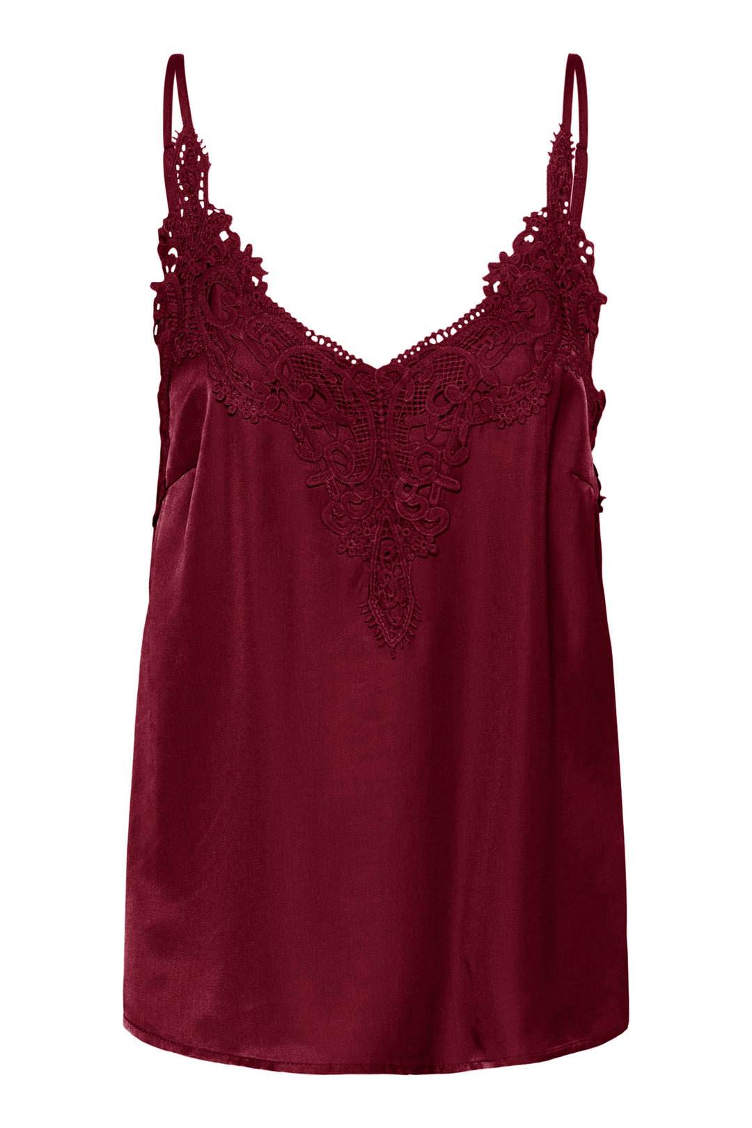 Camisole à décolleté en dentelle Anna - Tissu doux et coupe droite