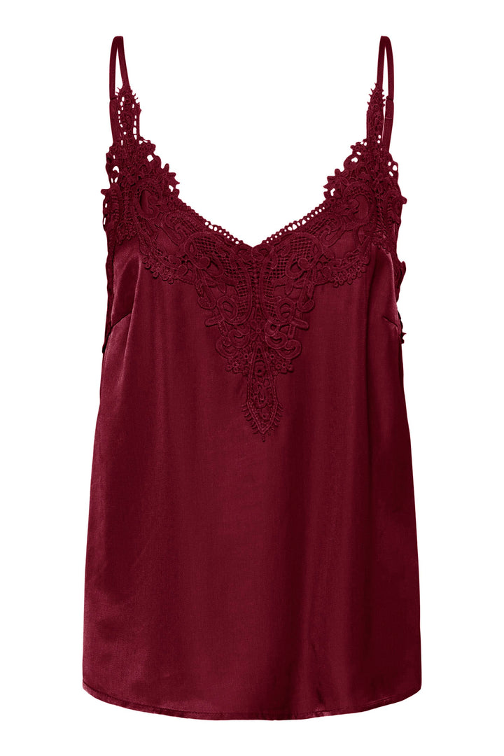 Camisole à décolleté en dentelle Anna - Tissu doux et coupe droite