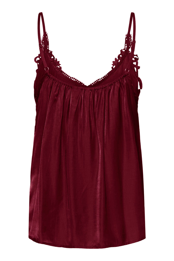 Camisole à décolleté en dentelle Anna - Tissu doux et coupe droite