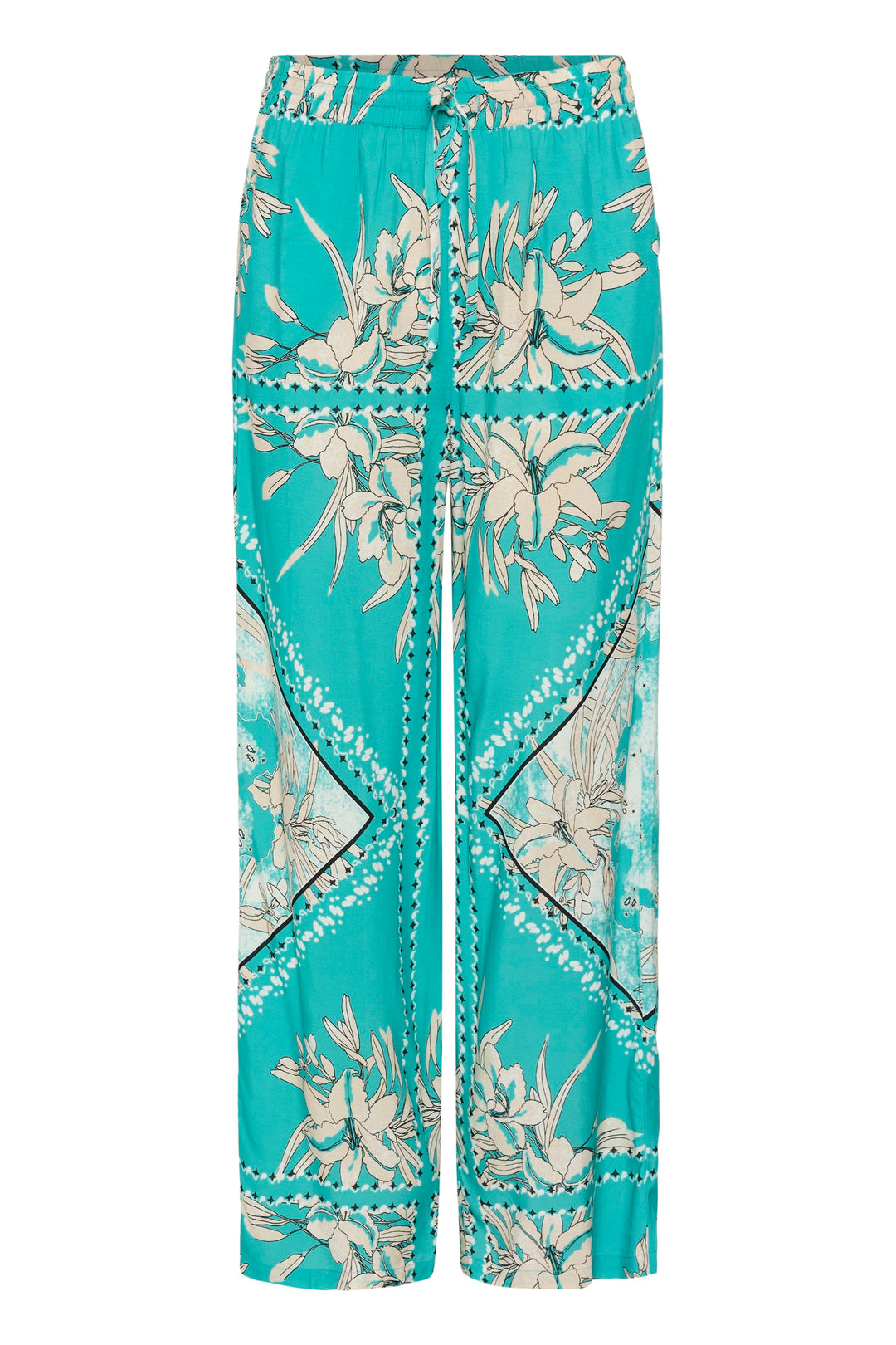 Pantalon fluide à taille élastique Tiah – À enfiler