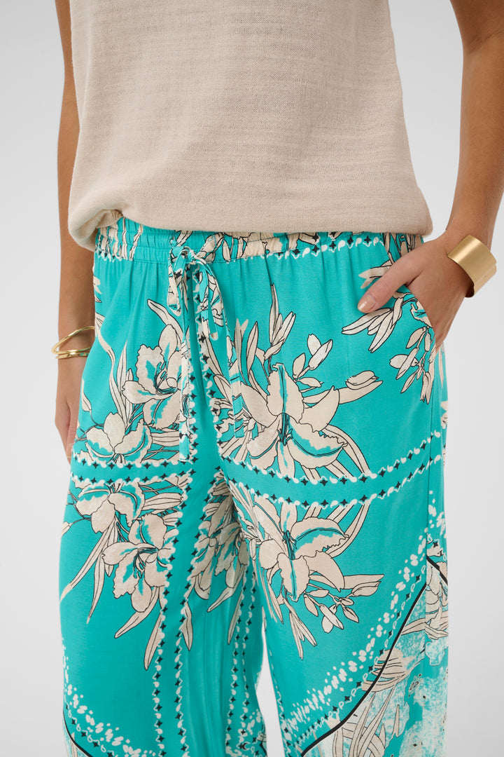 Pantalon fluide à taille élastique Tiah – À enfiler