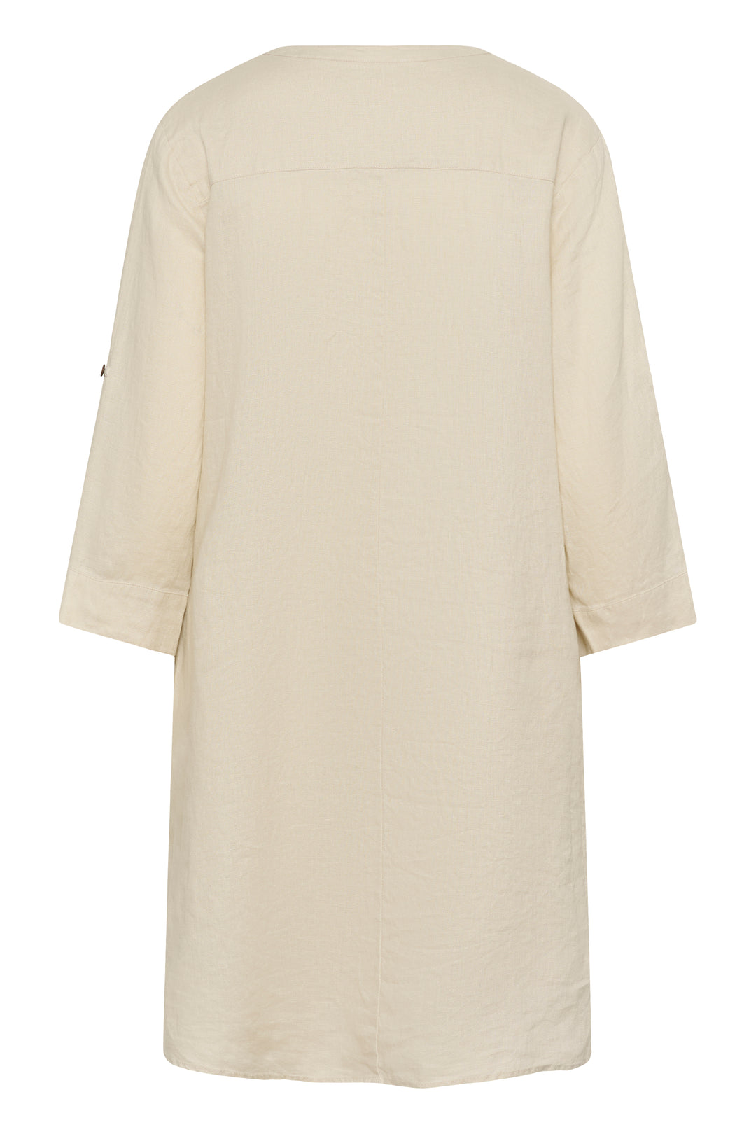 Robe en pur lin Bellis - Coupe droite et manches ajustables