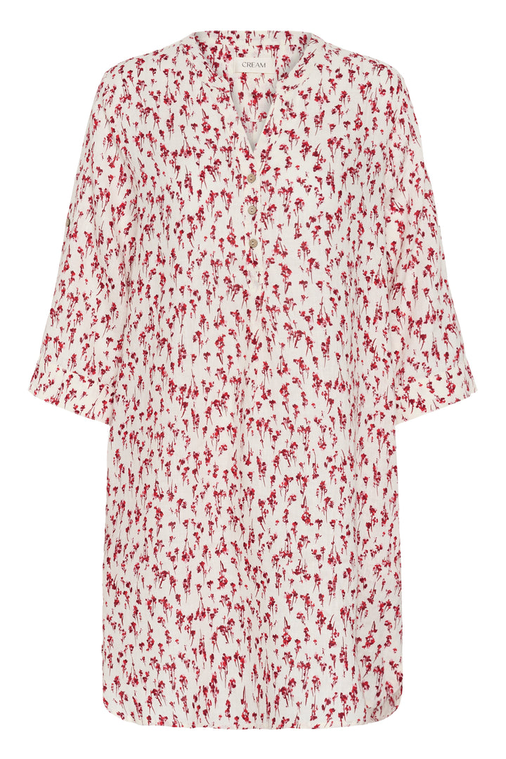 Robe en pur lin Bellis - Coupe droite et manches ajustables