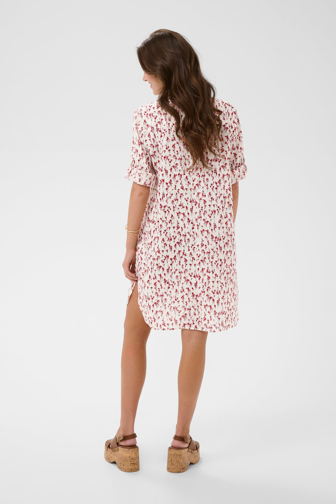 Robe en pur lin Bellis - Coupe droite et manches ajustables