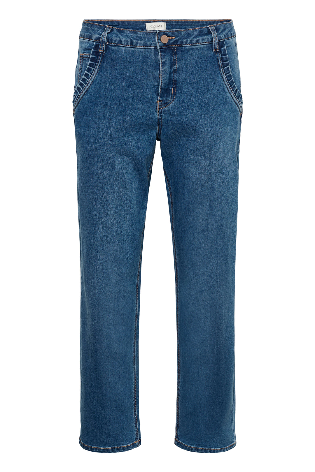 Jeans 7/8 Raja - Avec détails plissés originaux aux poches