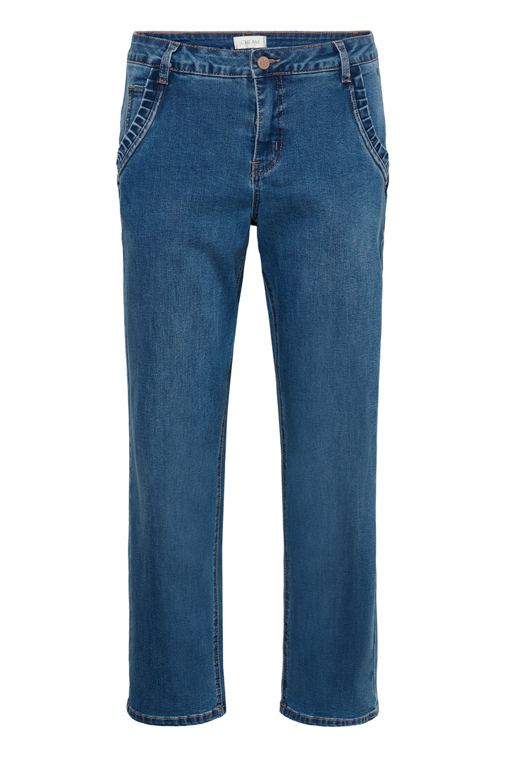 Jeans 7/8 Raja - Avec détails plissés originaux aux poches