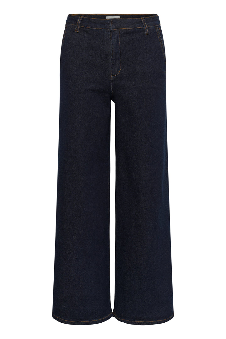 Jeans à jambes évasées Visti - Denim extensible et fluide