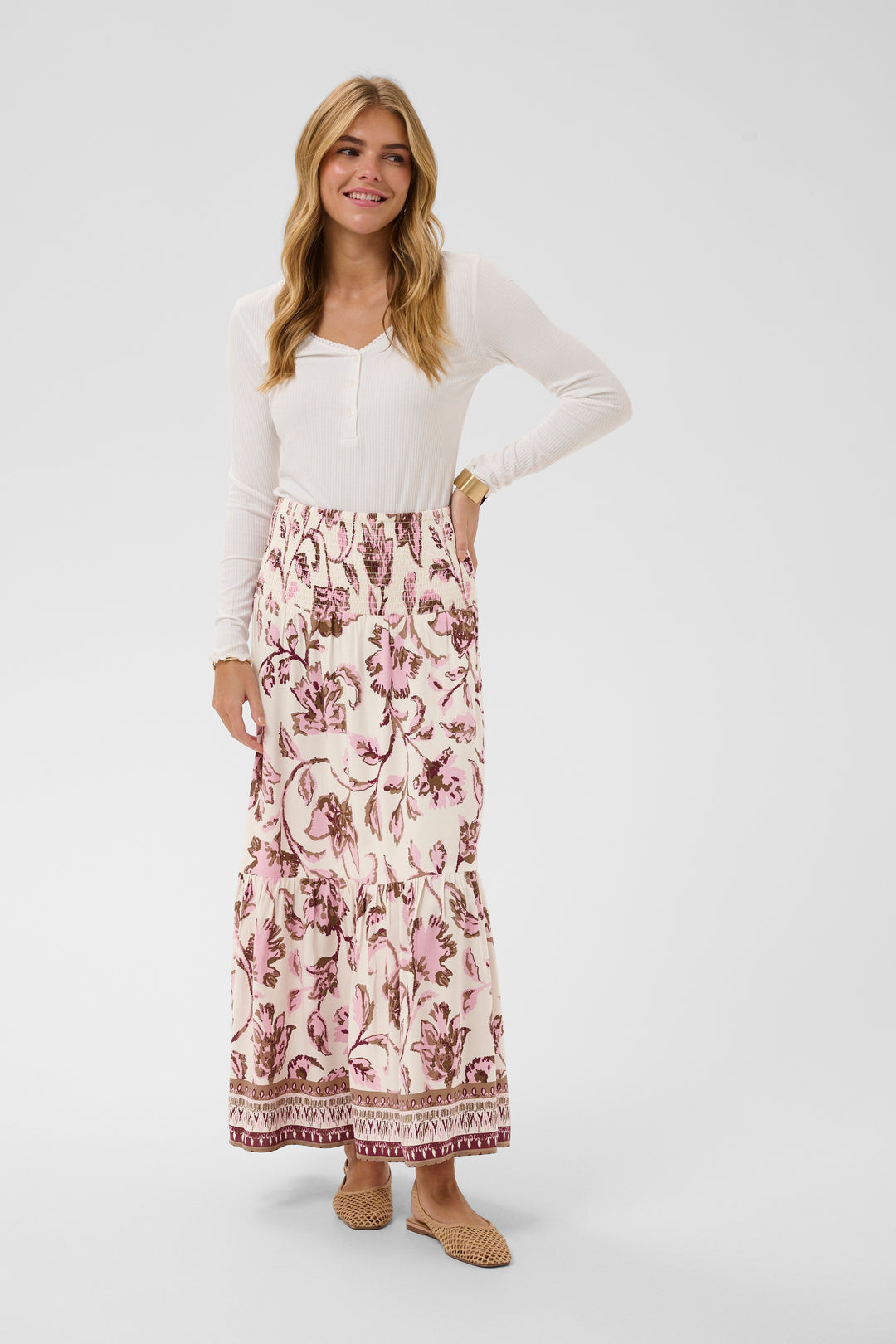 Jupe à la taille Tiah - Coupe fluide et taile extensible