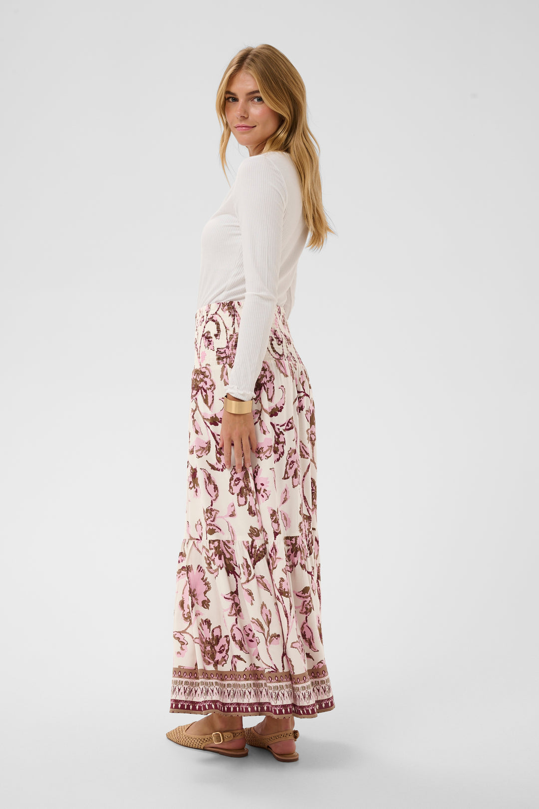 Jupe à la taille Tiah - Coupe fluide et taile extensible