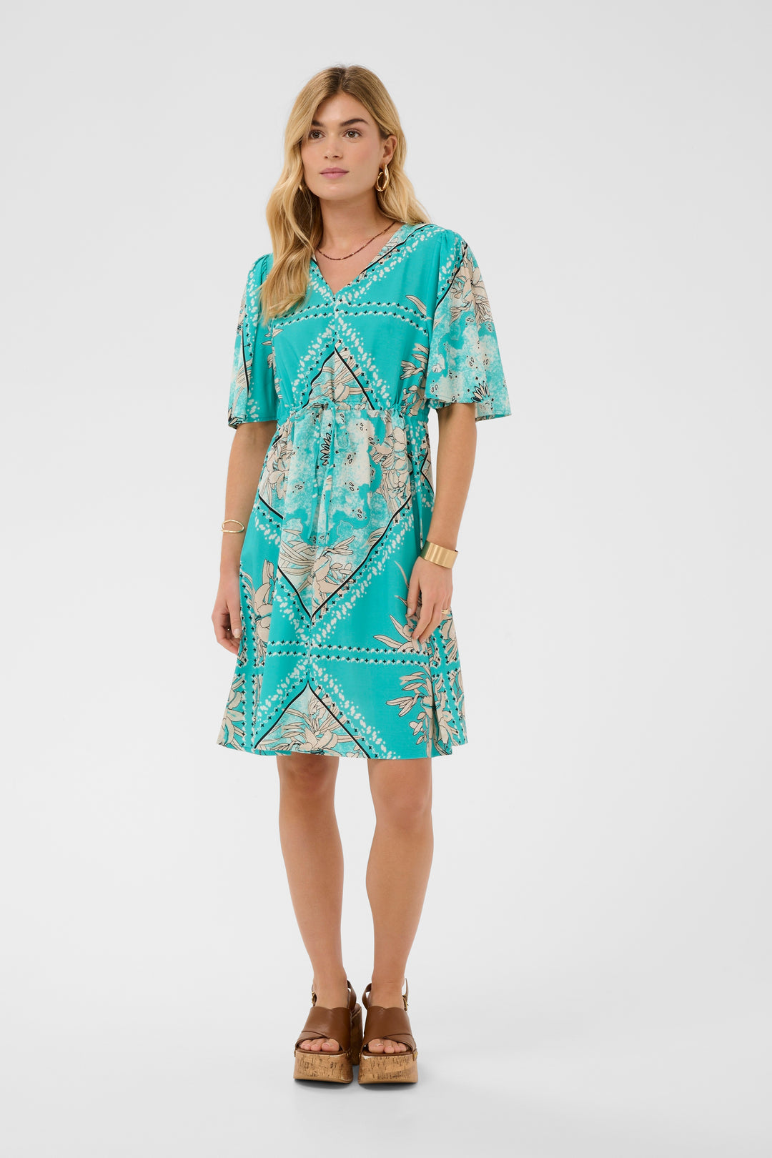 Robe à imprimé Tiah - Longueur au-dessus du genou