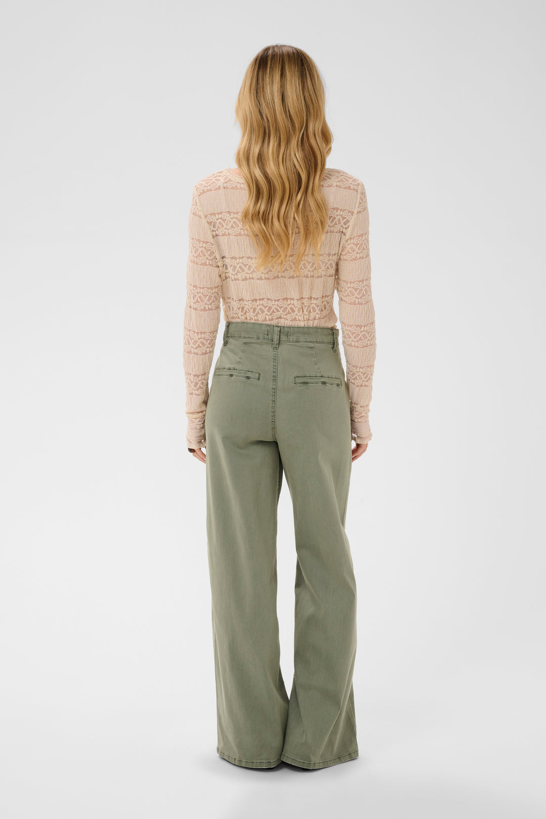 Pantalon minimaliste à jambes larges Visti - Coupe ample