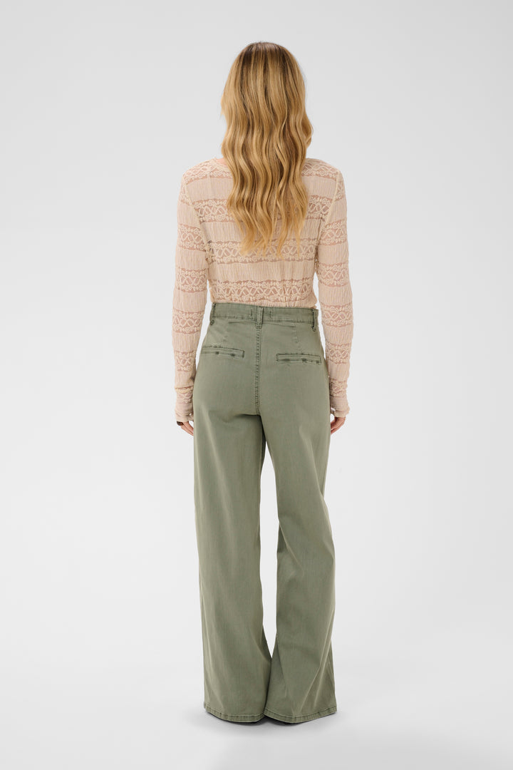 Pantalon minimaliste à jambes larges Visti - Coupe ample