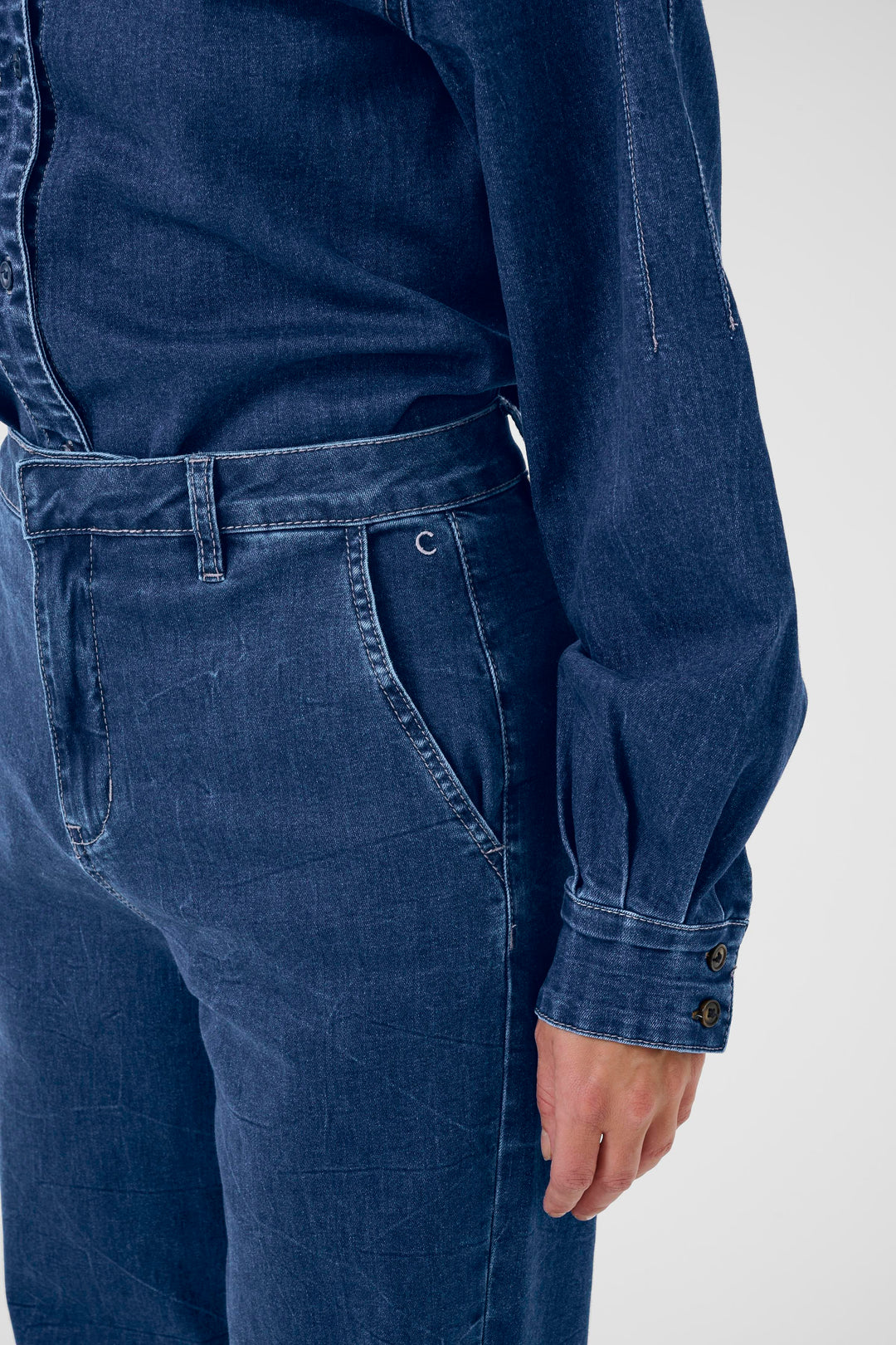 Jean coupe droite taille mi-haute Visti