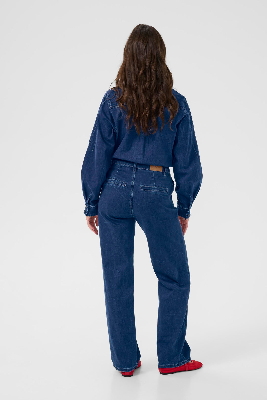 Jean coupe droite taille mi-haute Visti