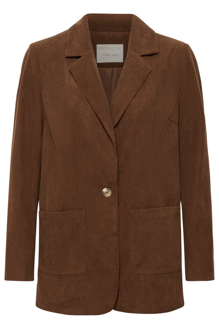 Veston en velours côtelé texturé, dans deux tons chaleureux Kanna