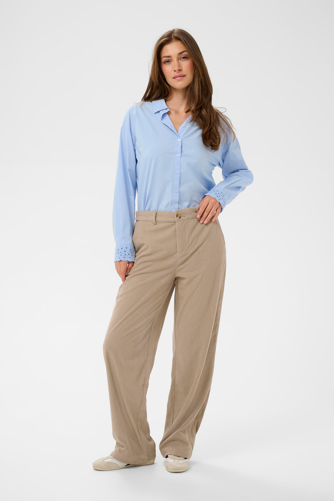 Pantalons ample en corduroy Kanna