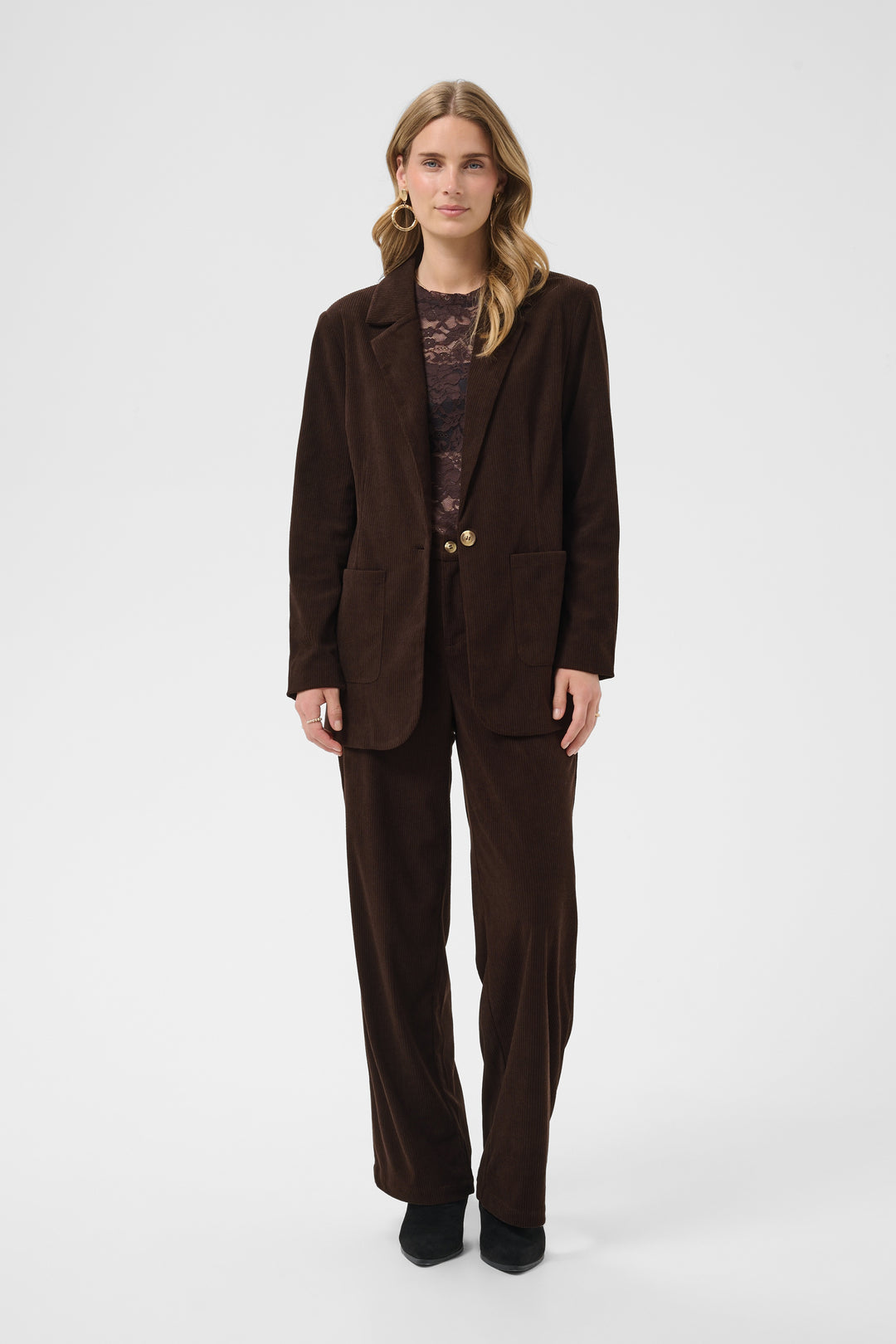 Pantalons ample en corduroy Kanna - Avec poches et taille confortable