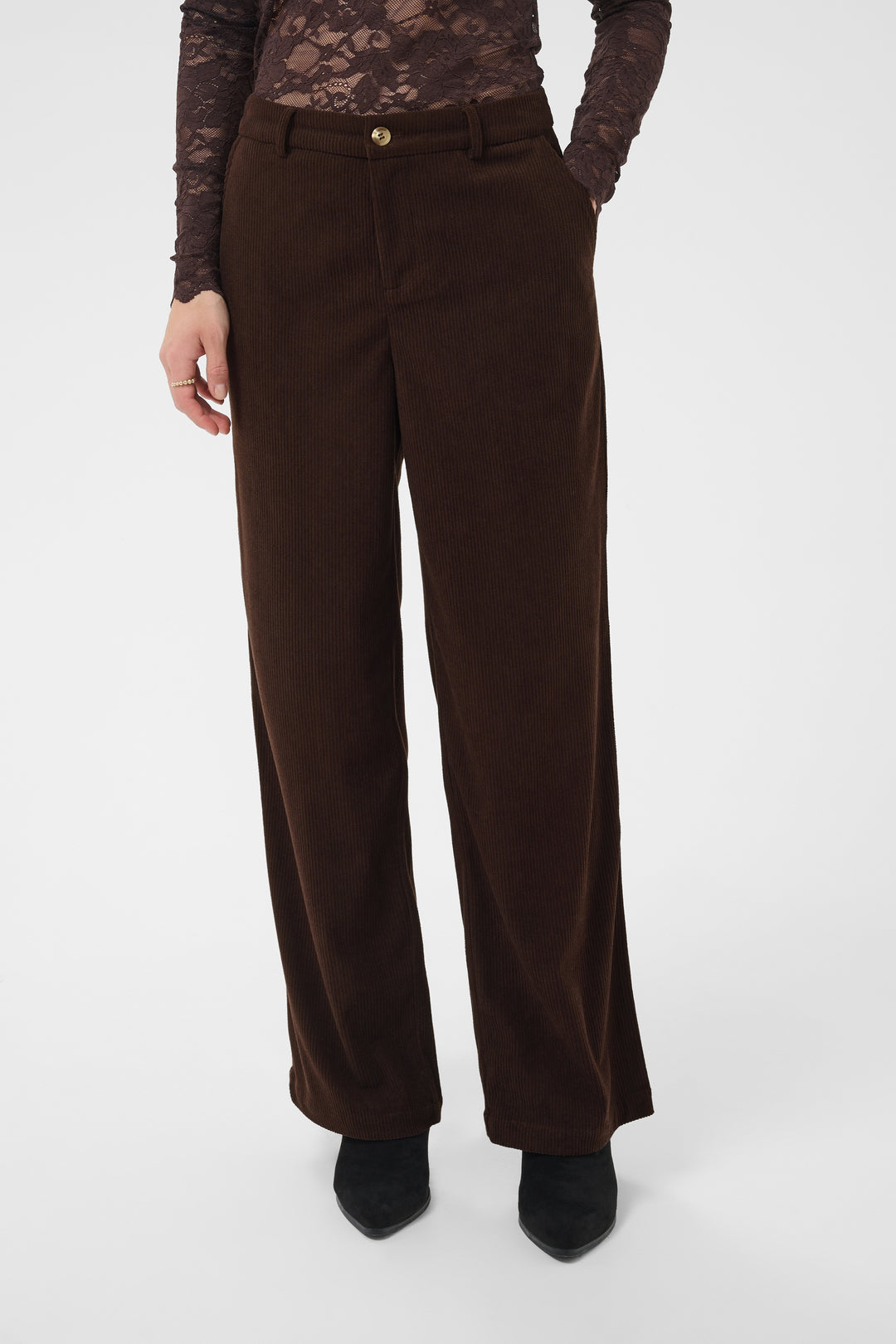 Pantalons ample en corduroy Kanna - Avec poches et taille confortable