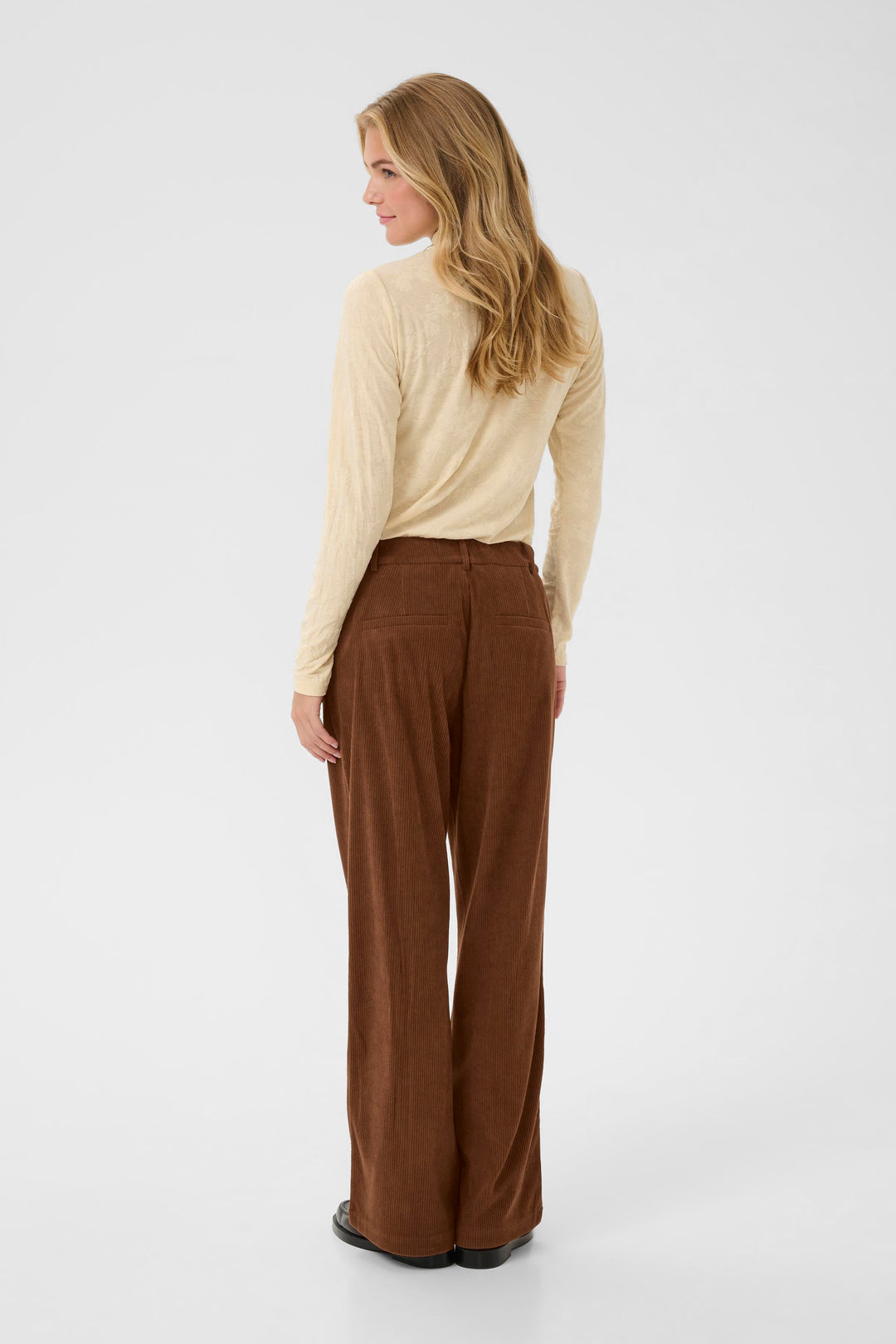 Pantalons ample en corduroy Kanna