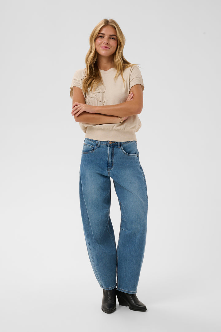Jeans ballon décontracté Bahren - À silhouette ample et longueur à la cheville