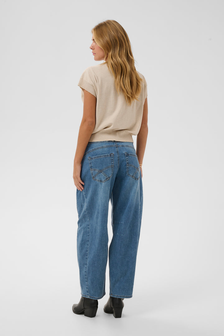 Jeans ballon décontracté Bahren - À silhouette ample et longueur à la cheville