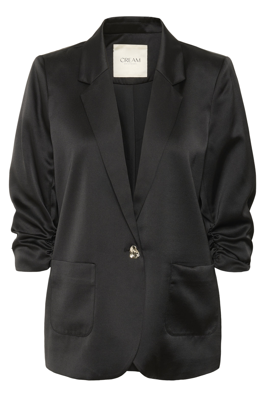 Veston satiné à manches trois-quarts Cocamina