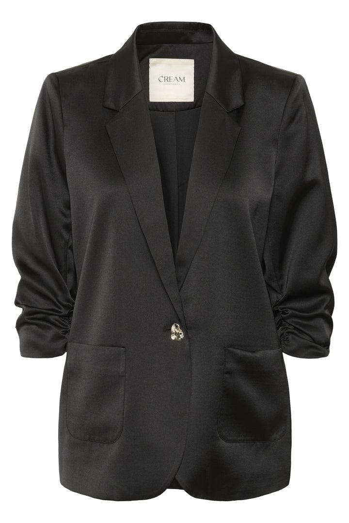 Veston satiné à manches trois-quarts Cocamina