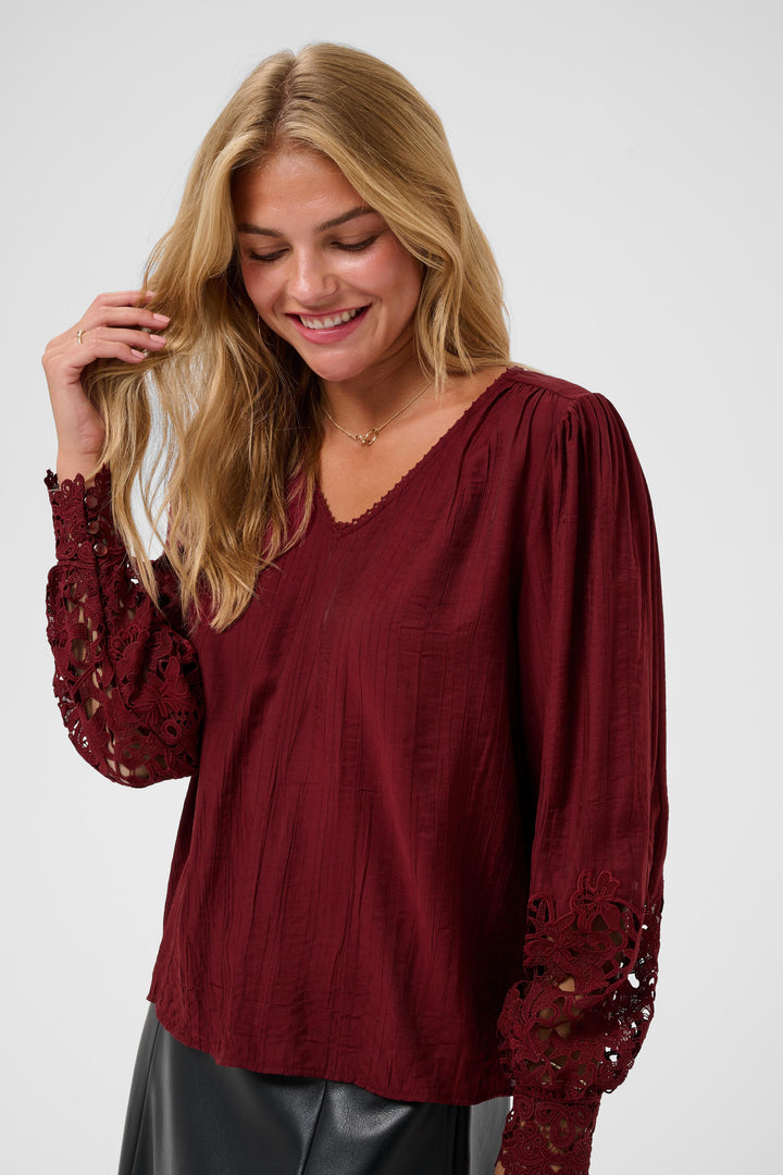 Blouse à manches longues Tina - Coupe ample
