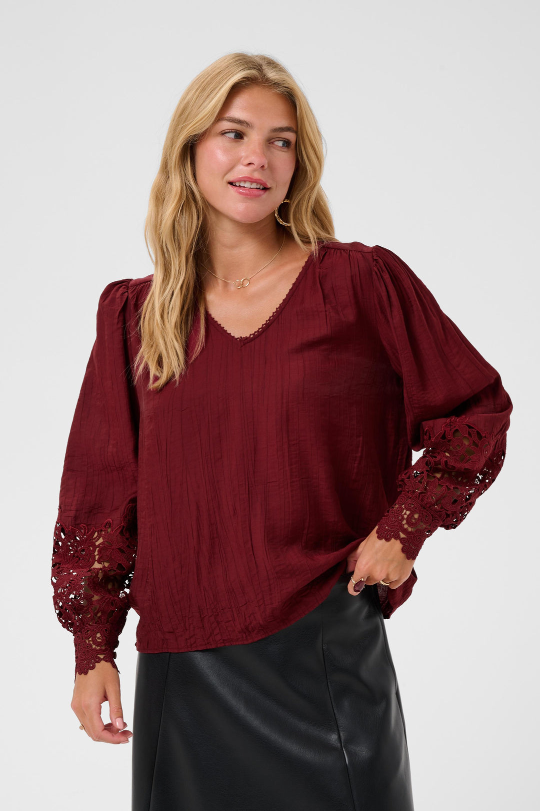 Blouse à manches longues Tina - Coupe ample