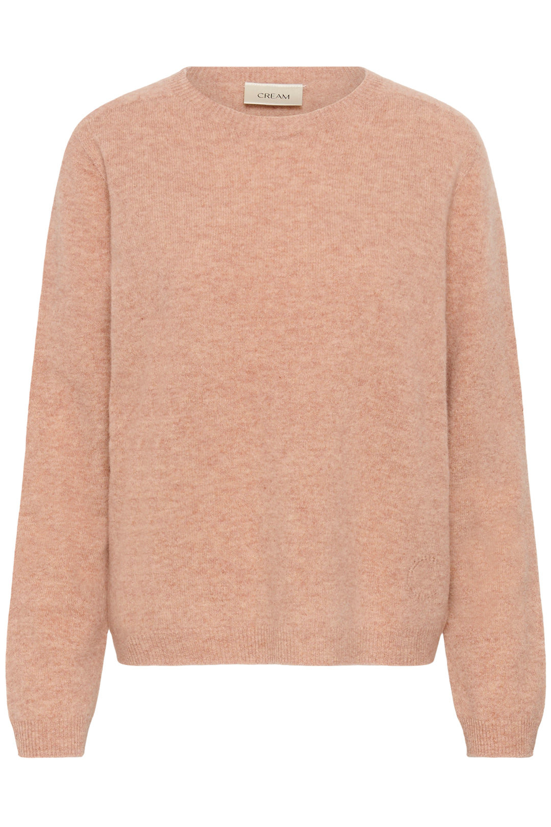 Pull en laine naturelle Mela - Col rond et coupe régulière
