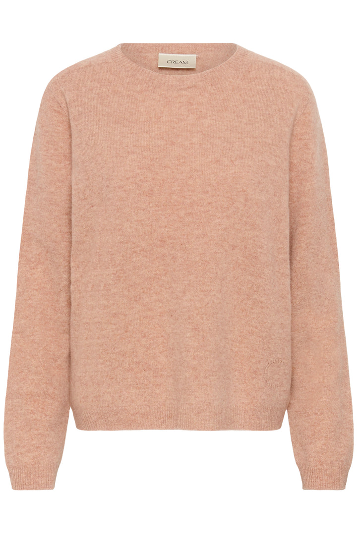 Pull en laine naturelle Mela - Col rond et coupe régulière