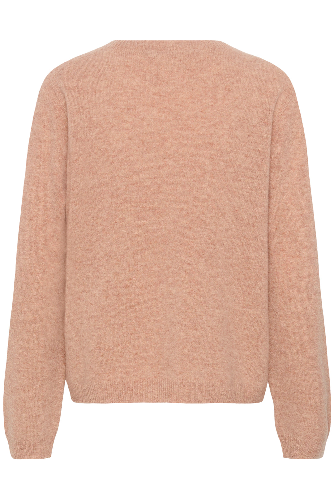 Pull en laine naturelle Mela - Col rond et coupe régulière