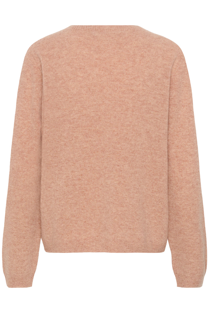 Pull en laine naturelle Mela - Col rond et coupe régulière