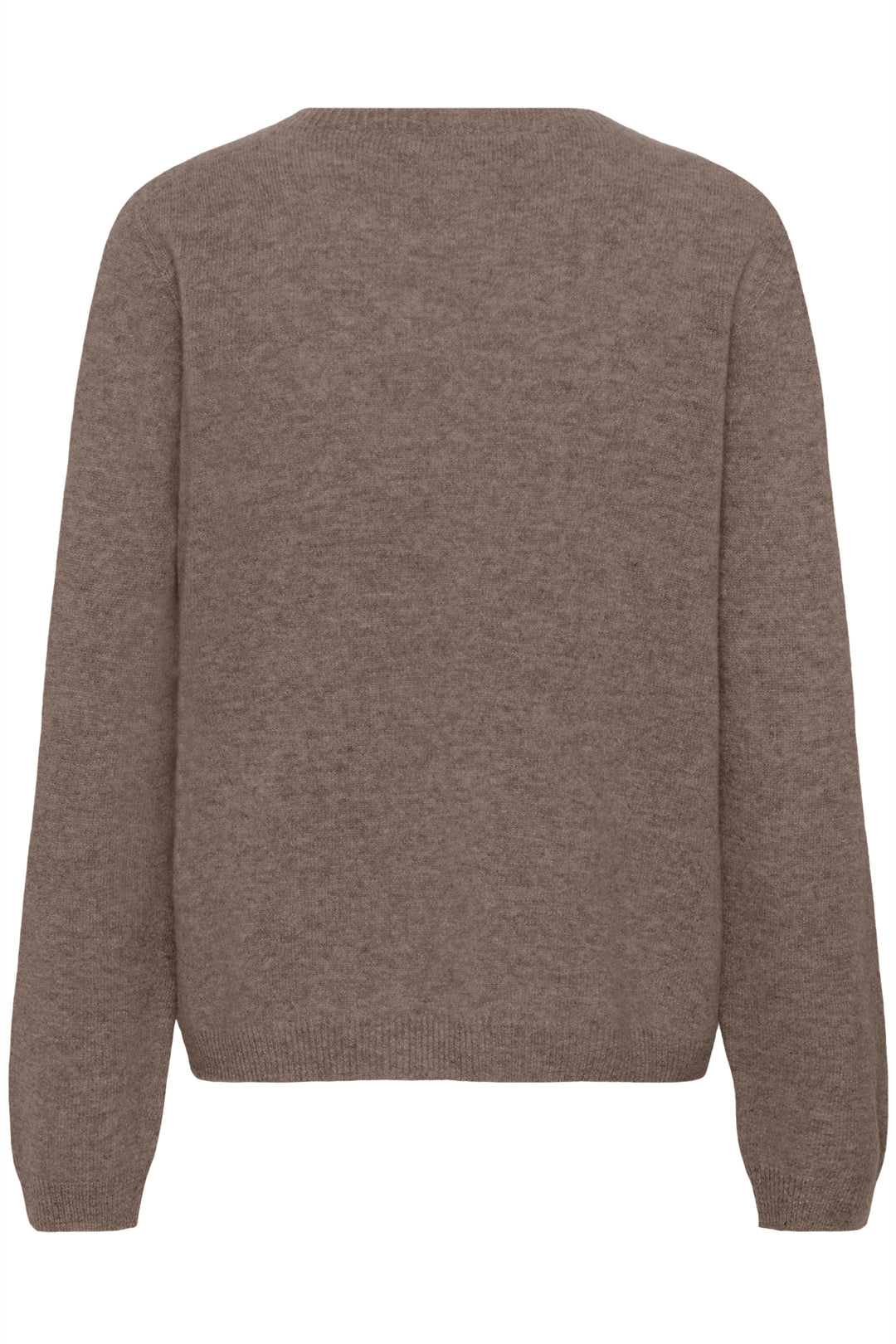 Pull en laine naturelle Mela - Col rond et coupe régulière