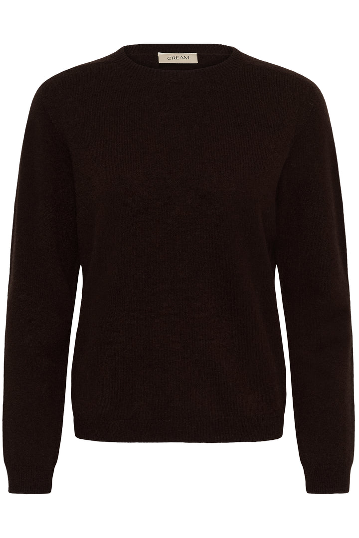 Pull en laine naturelle Mela - Col rond et coupe régulière