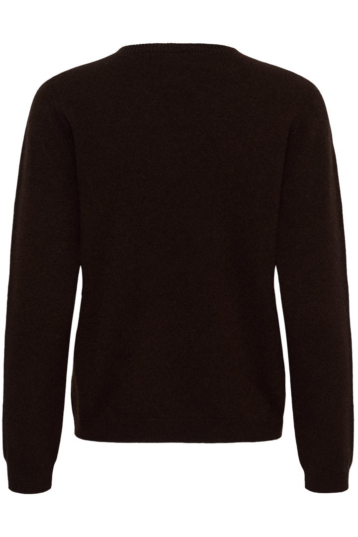 Pull en laine naturelle Mela - Col rond et coupe régulière