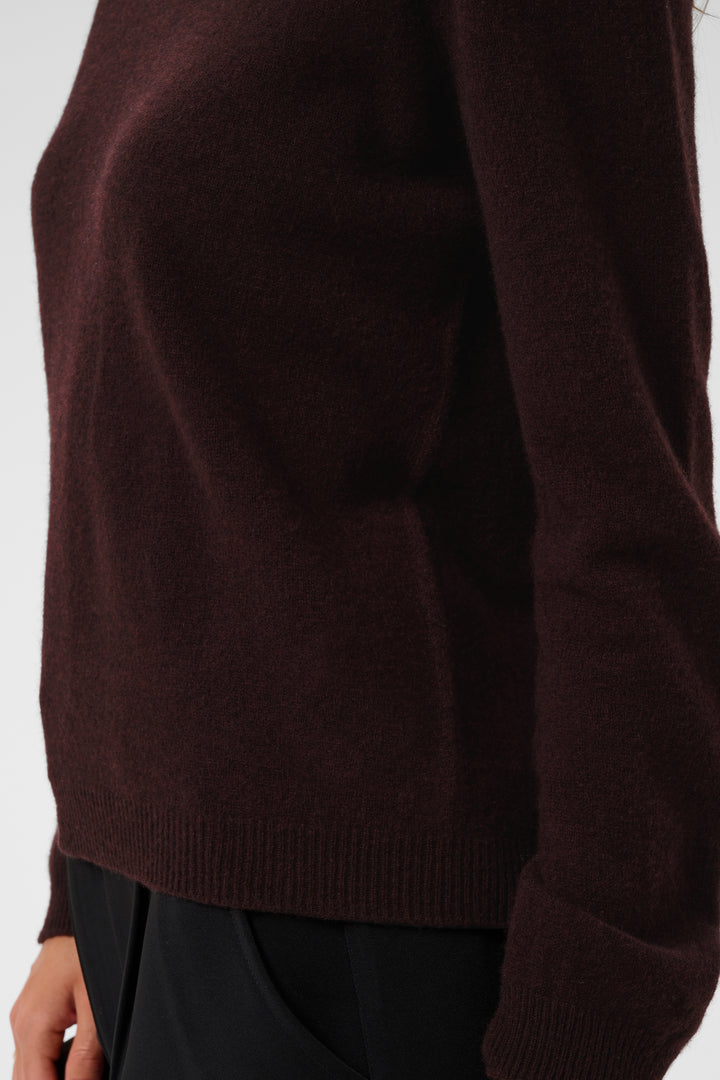 Pull en laine naturelle Mela - Col rond et coupe régulière