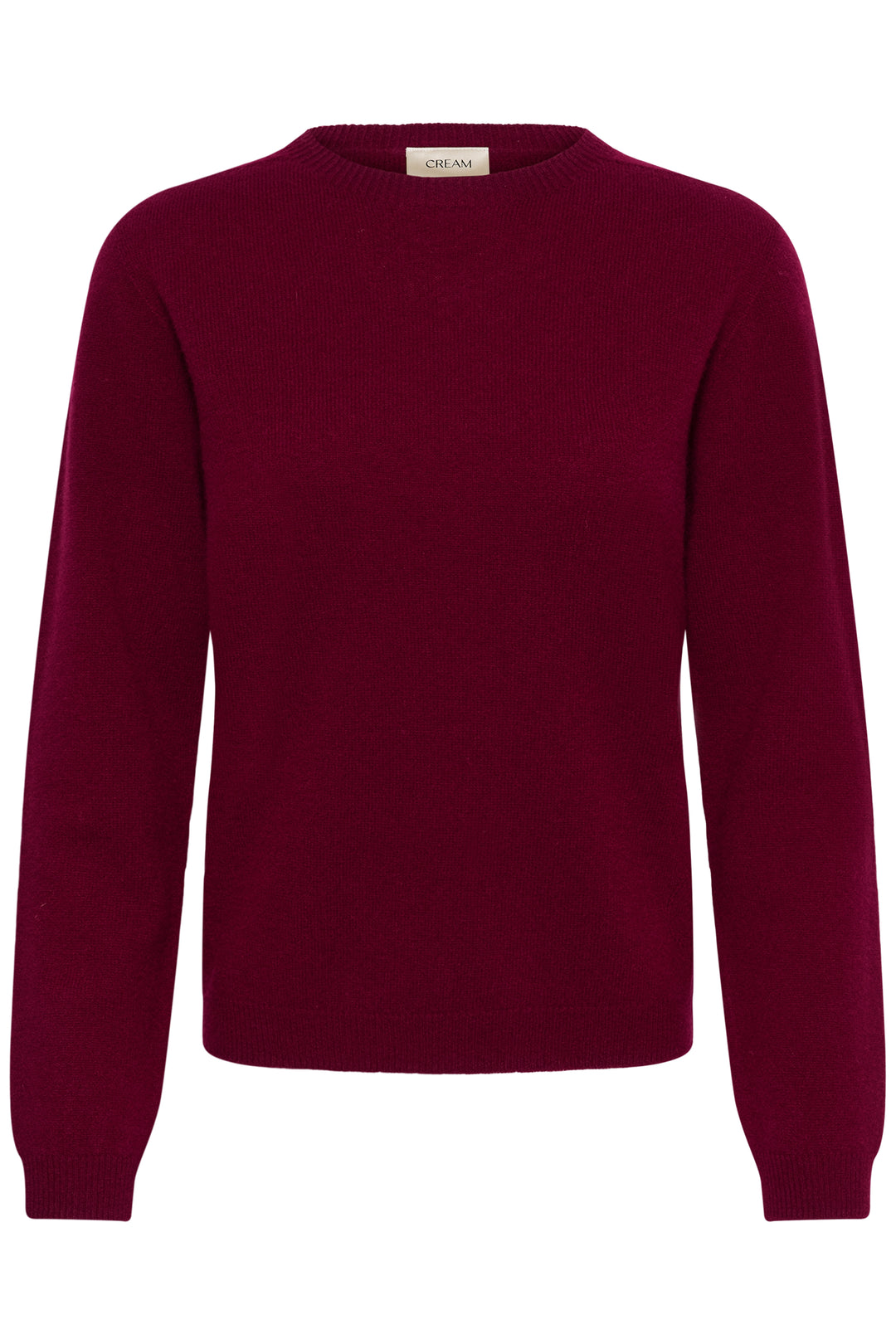 Pull en laine naturelle Mela - Col rond et coupe régulière