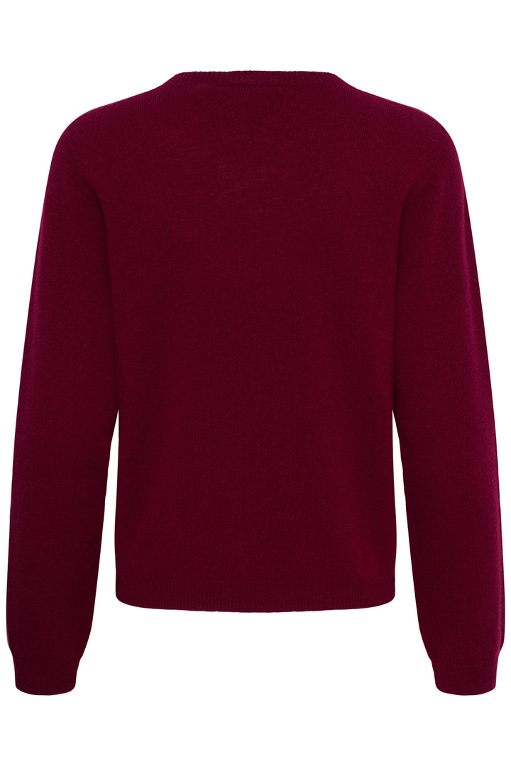 Pull en laine naturelle Mela - Col rond et coupe régulière