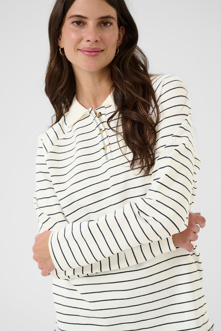 Chandail polo manches longues Verma