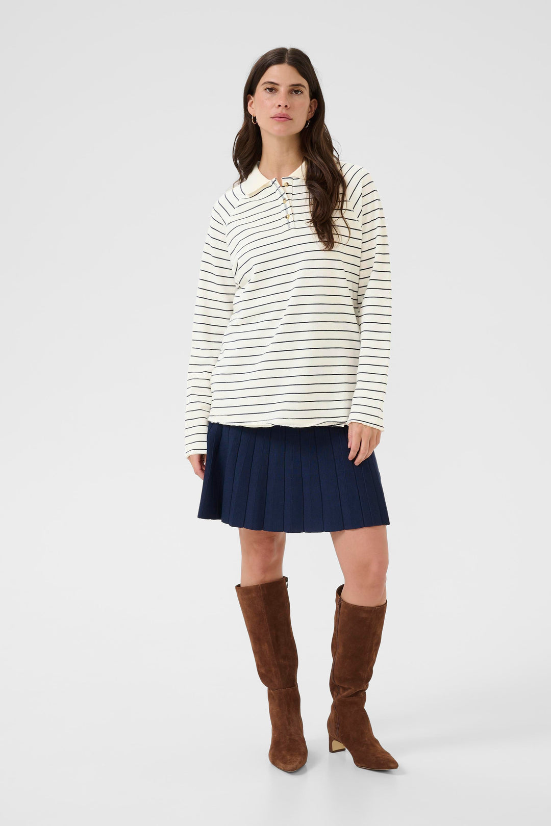 Chandail polo manches longues Verma