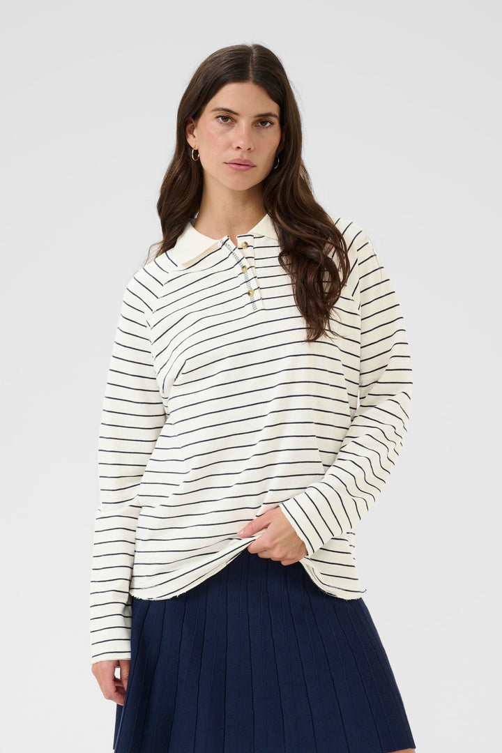 Chandail polo manches longues Verma