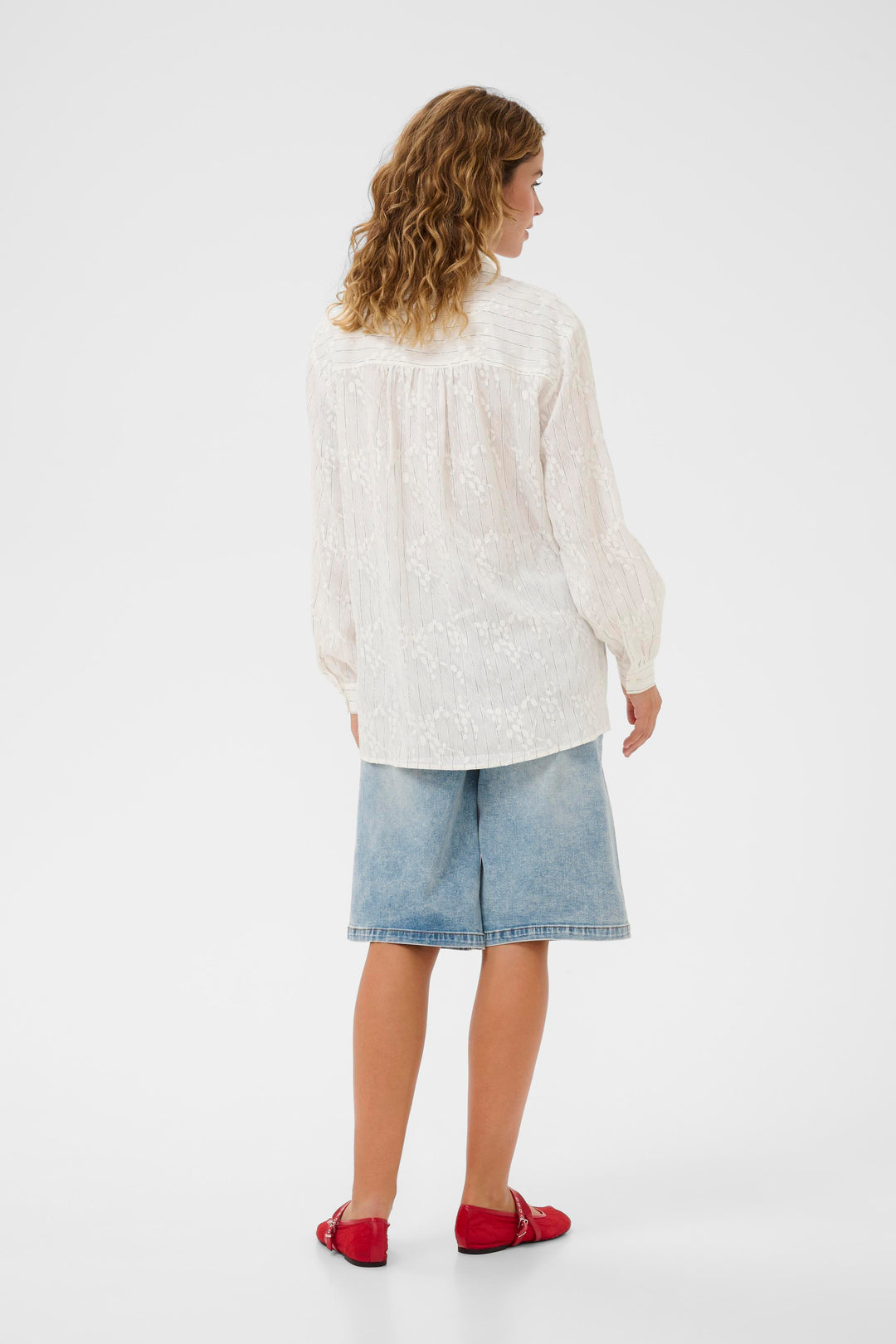 Chemise à fines rayures Alexa