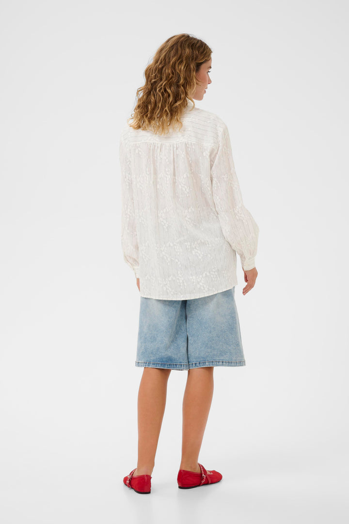 Chemise à fines rayures Alexa